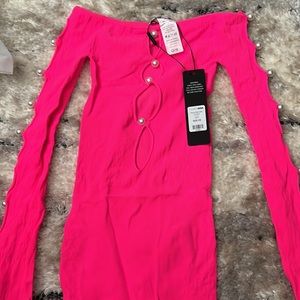 Fashion Nova Seamless Jumpsuit- Pink